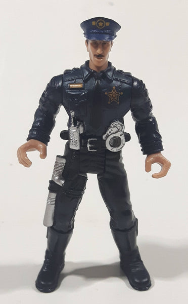 Chap Mei Police Force Series Police Officer 3 3/4" Tall Toy Action Figure No Accessories