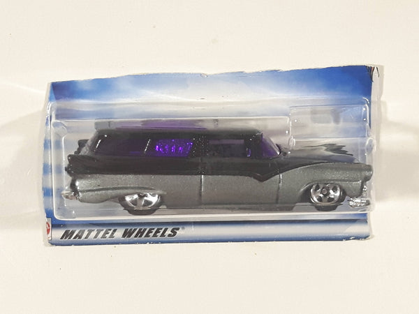 2003 Hot Wheels 8 Crate Black and Silver Die Cast Toy Low Rider Hot Rod Car Vehicle New in Partial Package