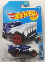 2017 Hot Wheels Street Beasts Rotweiler Dark Blue and White Die Cast Toy Car Vehicle New in Package