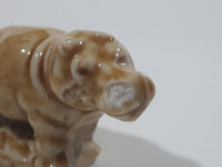 Vintage Wade England Hippo Hippopotamus Red Rose Tea Figurine Face Chip