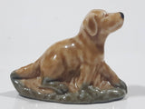 Vintage Wade England Red Rose Tea Labrador Retriever Puppy Dog Miniature Figurine
