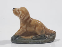 Vintage Wade England Red Rose Tea Labrador Retriever Puppy Dog Miniature Figurine