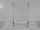 Unicorn Mother and Baby Themed Heavy Clear Lucite Resin Paper Weight