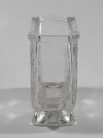 Jim Beam Embossed Glass Toothpick Holder