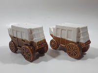 Vintage Chuck Wagon Themed Ceramic Salt and Pepper Shakers