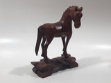 Horse 5" Tall Wood Carved Figurine