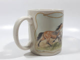Otagiri USA Advantage Collection Loraine Kress Stanley Papel Western Themed Running Wild Horses Artwork Ceramic Coffee Mug Cup