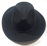 Metal Chain Rimmed Black Cowboy Hat Made in China