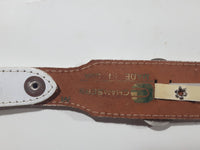 White Western Themed 35" Long Belt