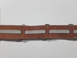 White Western Themed 35" Long Belt