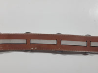 White Western Themed 35" Long Belt