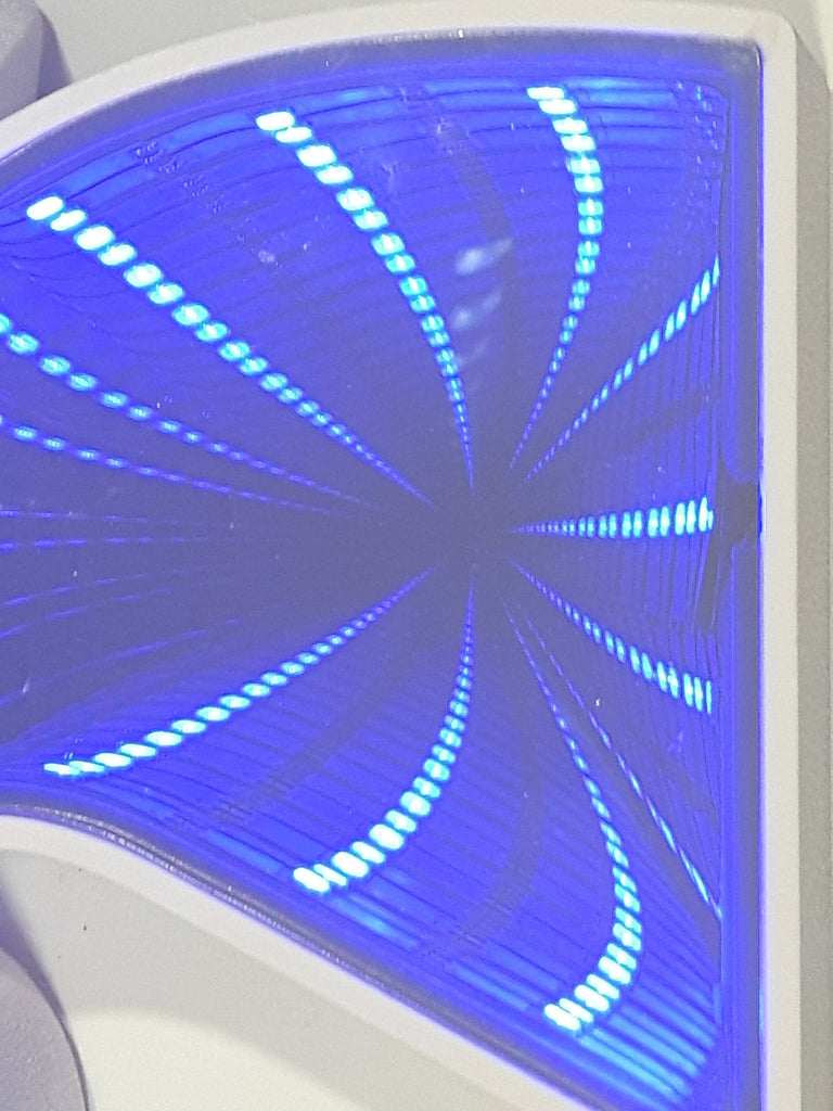 Unicorn Head Shaped Blue LED Infinity Mirror 6 3/4