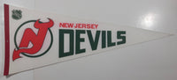 New Jersey Devils NHL Ice Hockey Team Full Size 30" Long Felt Pennant