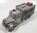 Heavy Metal 7" Long Fire Truck Coin Bank