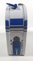 2010 LucasFilm Star Wars R2D2 Shaped Embossed Tin Metal Lunch Box