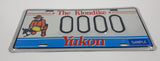Yukon The Klondike Man Panning Gold Themed Metal Vehicle License Plate Tag 0000 Sample