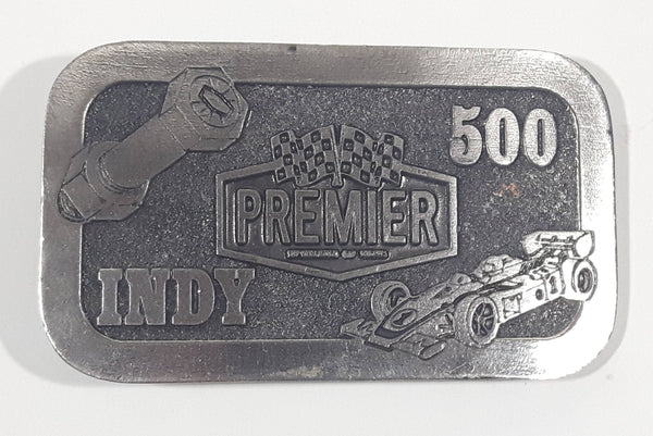 Premier Industrial Corporation Indy 500 Race Car Nut and Bolt Themed Metal Belt Buckle