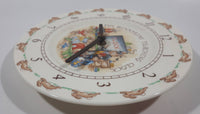 Vintage Royal Doulton The Bunnykins Teaching Clock 8" Fine Bone China Plate