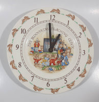 Vintage Royal Doulton The Bunnykins Teaching Clock 8" Fine Bone China Plate