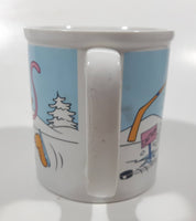 Vintage 1982 Royal Orleans United Artists The Pink Panther Collection Caution Thin Ice Hockey Themed Ceramic Coffee Mug Cup