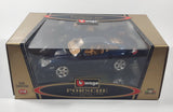 Burago Gold Collection Porsche 911 Turbo 1999 Dark Blue 1/18 Scale Die Cast Toy Car Vehicle New in Box