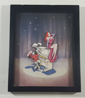 Rare 1987 Disney Amblin Who Framed Roger Rabbit? Roger and Jessica Piano Scene 3D Decoupage Shadow Box