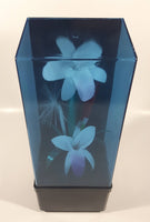 Vintage Fiber Optics Windup Musical Box Fiber Optics Flower Light 14" Tall No Cord