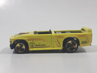 1998 Hot Wheels Low 'N Cool Sonic Special Bright Yellow Die Cast Toy Car Vehicle