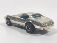 Vintage 1979 Hot Wheels Golden Machines Corvette Stingray Gold Chrome Die Cast Toy Car Vehicle Hong Kong