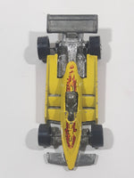 1983 Hot Wheels Turbo Streak Yellow Die Cast Toy Race Car Vehicle BW