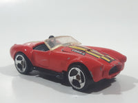 1995 Hot Wheels Shelby Classic Cobra Convertible Red Die Cast Toy Car Vehicle with Opening Hood