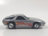1987 Hot Wheels Porsche 928 P-928 Metalflake Silver Die Cast Toy Car Vehicle