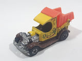 1979 Hot Wheels Oldies But Goodies Dumpin' A Dump Truck Yellow Brown Orange Die Cast Toy Car Vehicle BW Hong Kong