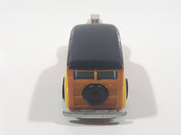 1990 Hot Wheels '40's Woodie Yellow and Black Wood Panel Die Cast Toy Car Vehicle