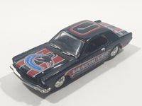 ERTL RC2 1964 1965 Ford Mustang Vancouver Canucks NHL Ice Hockey Team Dark Blue Die Cast Toy Car Vehicle with Opening Hood