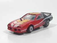 Vintage 1980s Zee Zylmex P399 Camaro Pro-Stocker Red & Black Die Cast Toy Race Car Vehicle 1/64 Scale