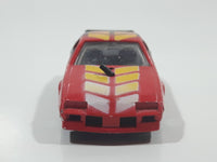 Vintage 1980s Zee Zylmex P399 Camaro Pro-Stocker Red & Black Die Cast Toy Race Car Vehicle 1/64 Scale