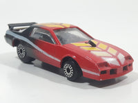 Vintage 1980s Zee Zylmex P399 Camaro Pro-Stocker Red & Black Die Cast Toy Race Car Vehicle 1/64 Scale