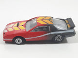 Vintage 1980s Zee Zylmex P399 Camaro Pro-Stocker Red & Black Die Cast Toy Race Car Vehicle 1/64 Scale