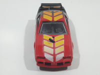 Vintage 1980s Zee Zylmex P399 Camaro Pro-Stocker Red & Black Die Cast Toy Race Car Vehicle 1/64 Scale