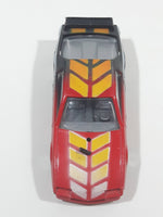 Vintage 1980s Zee Zylmex P399 Camaro Pro-Stocker Red & Black Die Cast Toy Race Car Vehicle 1/64 Scale