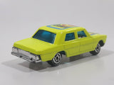 Vintage Summer Marz Karz 688 Mercedes Benz 240 D Sedan Number 6 Winner Fluorescent Yellow Die Cast Toy Car Vehicle