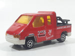 Majorette No. 243 Ford Transit Jack's Towing 24 HR Service Red 1/60 Scale Die Cast Toy Car Vehicle