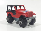 Majorette No. 290 & No. 244 Jeep CJ 4x4 Red 1/54 Scale Die Cast Toy Car Vehicle