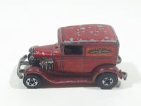 1981 Hot Wheels A-OK 'Early Times Delivery' Metalflake Red Die Cast Toy Car Vehicle