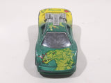 1993 Hot Wheels Tattoo Machines Speed Blaster Green and Yellow Die Cast Toy Car Vehicle
