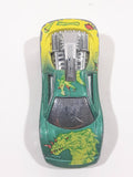 1993 Hot Wheels Tattoo Machines Speed Blaster Green and Yellow Die Cast Toy Car Vehicle