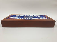 Vancouver Canucks NHL Ice Hockey Team Engraved Hand Painted Thick Wood 5 1/4" x 9 3/4" Plaque