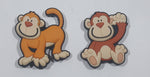 Funky Land Brown and Light Brown Monkey Fridge Magnet Set of 2