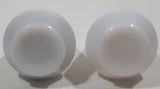 Vintage Houses of Parliament Tower of London & Tower Bridge Milk Glass 2 7/8" Tall Salt and Pepper Shaker Set